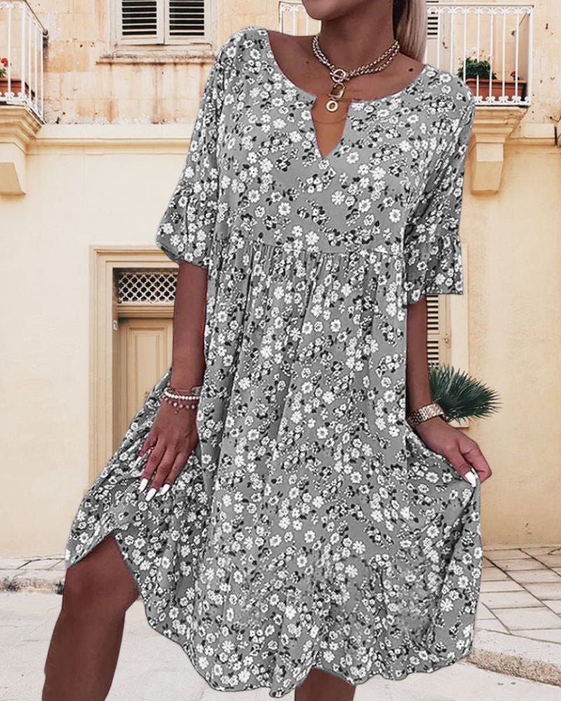 WW | Damen Blumenkleid Feminin, Fließend & Vielseitig