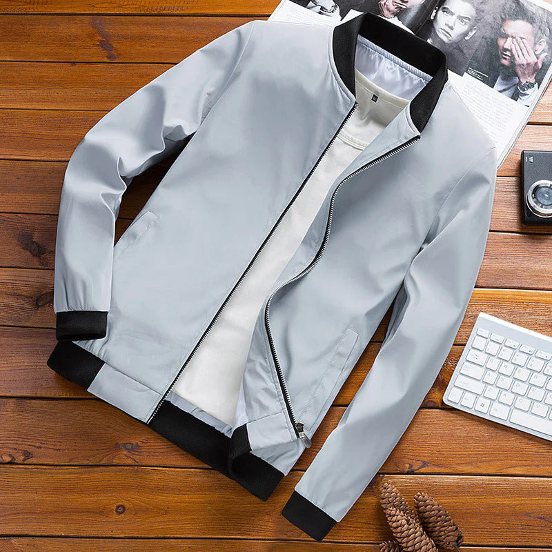 WW | Stylish Men's Spring Jacket - Timeless Bomber Style