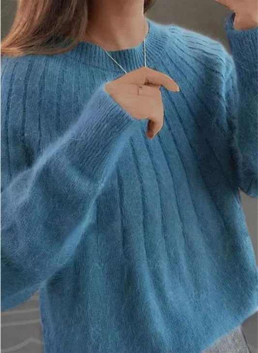WW | Fluffy Cashmere Knit Sweater