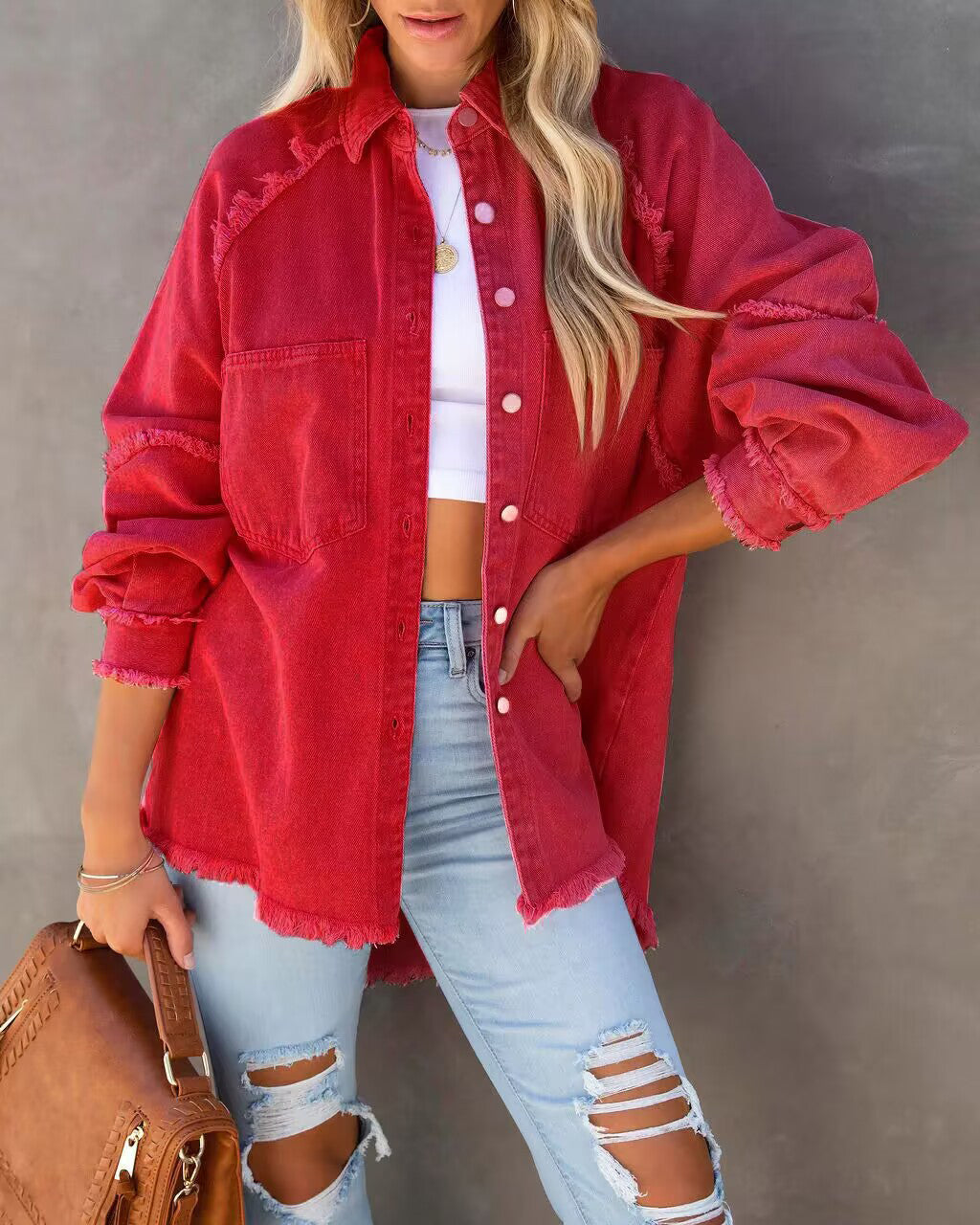 WW | Edge Patchwork Pocket Denim-Jacke