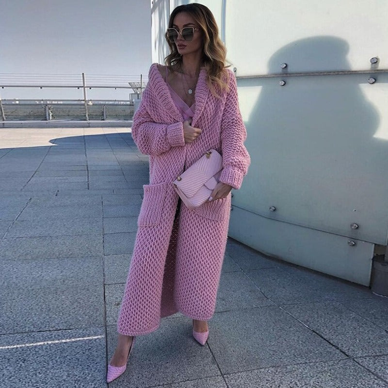 WW | Long knit cardigan in many colours