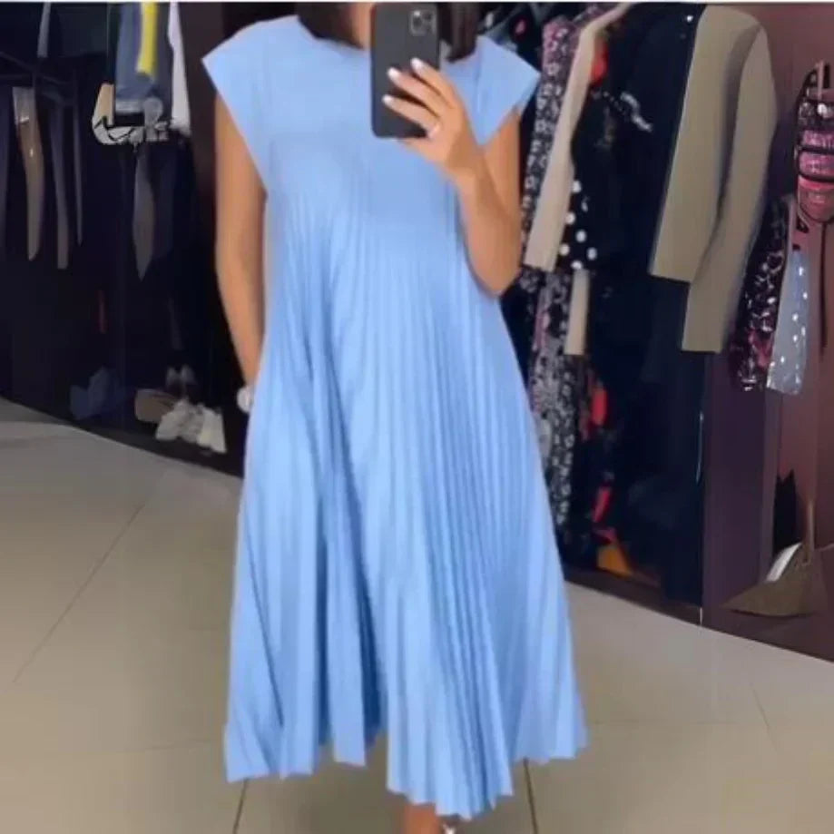 WW | Leichtes Und Frisches Plisseekleid