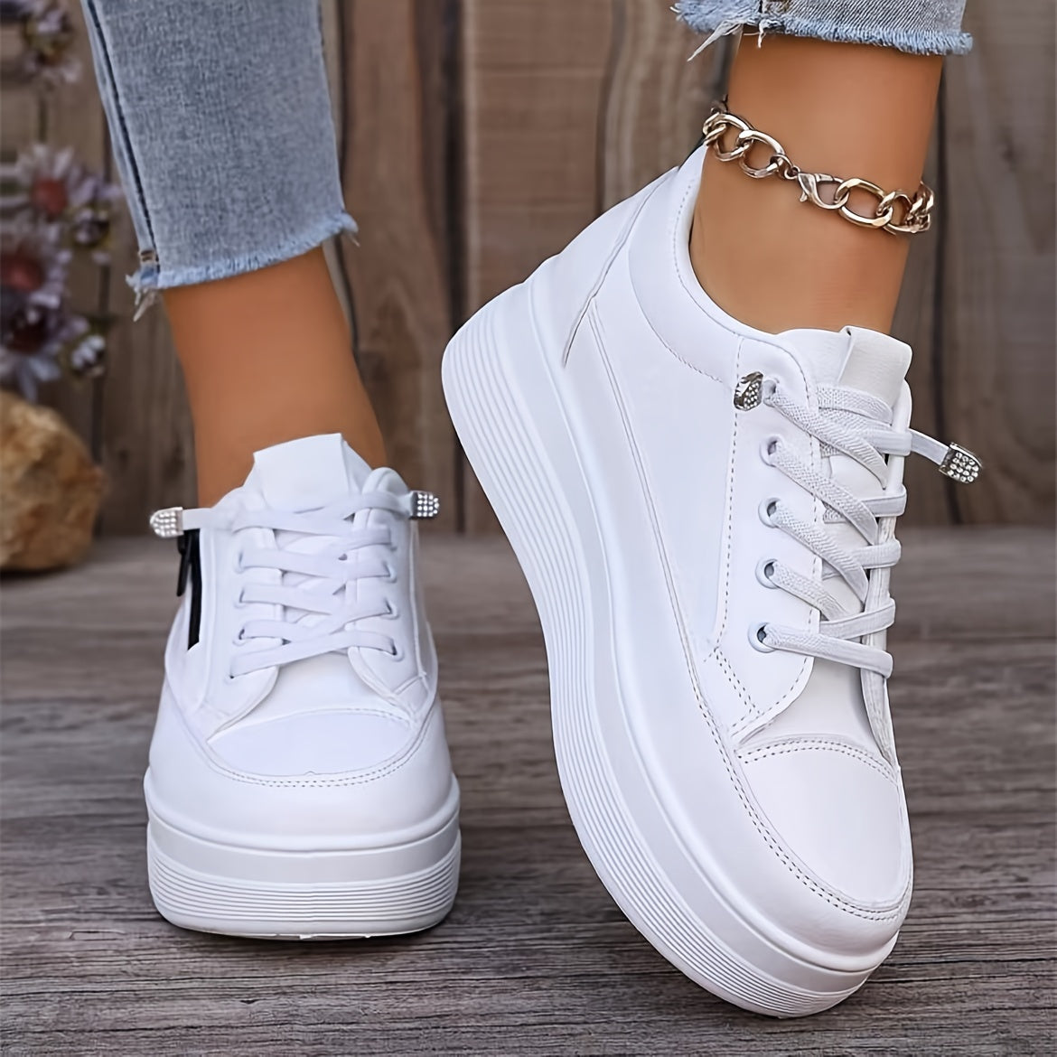 WW | Stilvolle Einfarbige Sneaker für