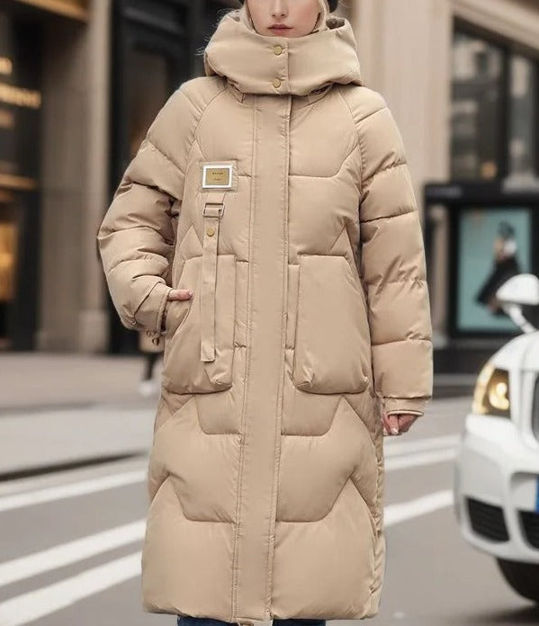 WW | Women's Maxi Long Lined Hooded Jacket
