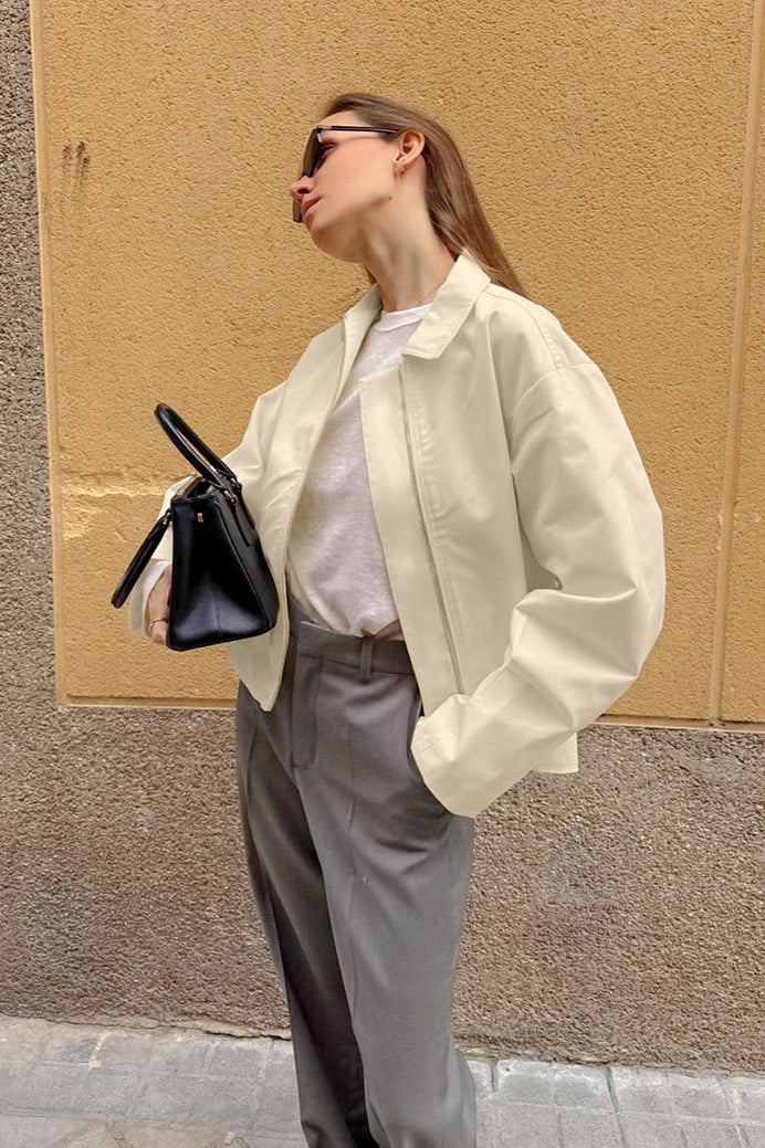 WW | Passform Khaki Baumwolljacke