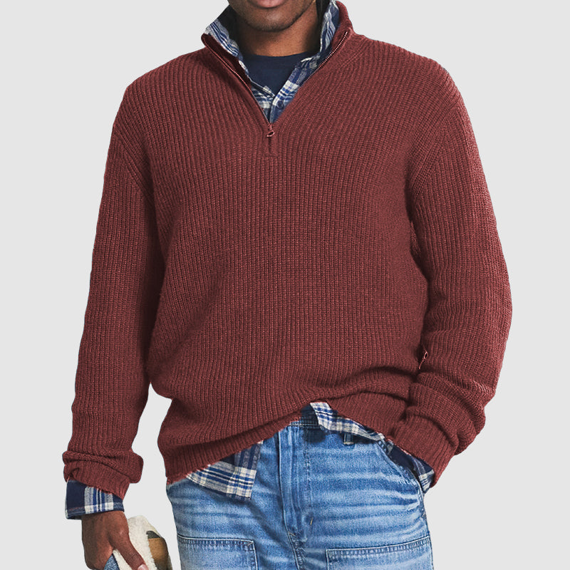WW | Men's Business Casual Zipper Pullover