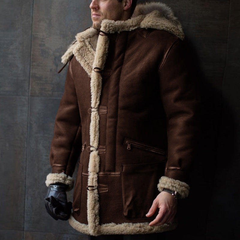 WW | Warme Winterparka mit Kragen für Herren