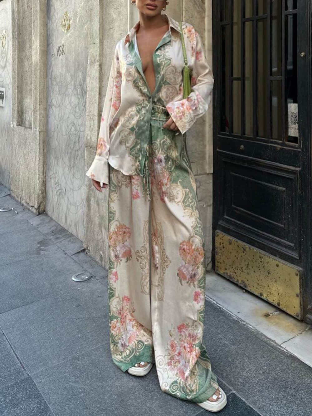 Elvara™ | Baroque Satin Set