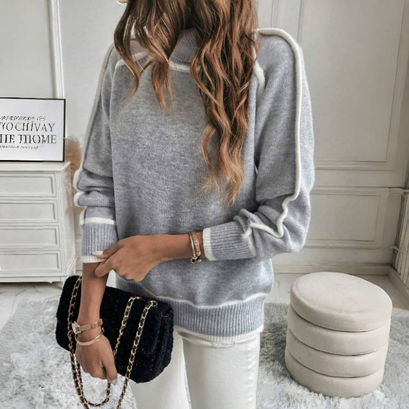 WW | Klassischer Strickpullover mit Weichem Stoff