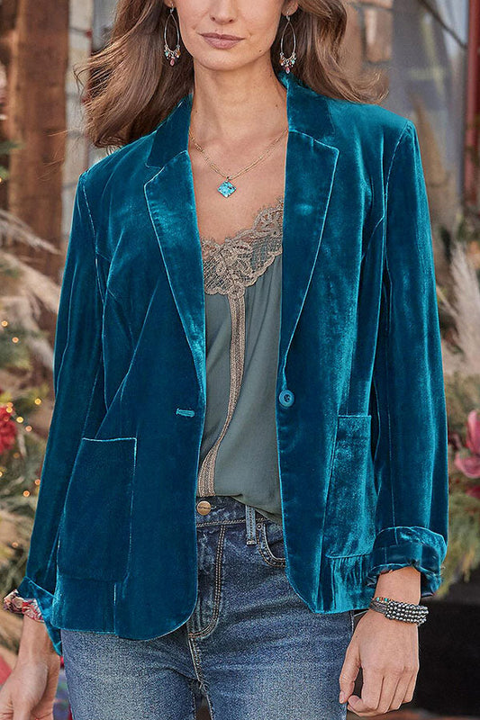 WW | Samt Cropped Top kleine Blazer
