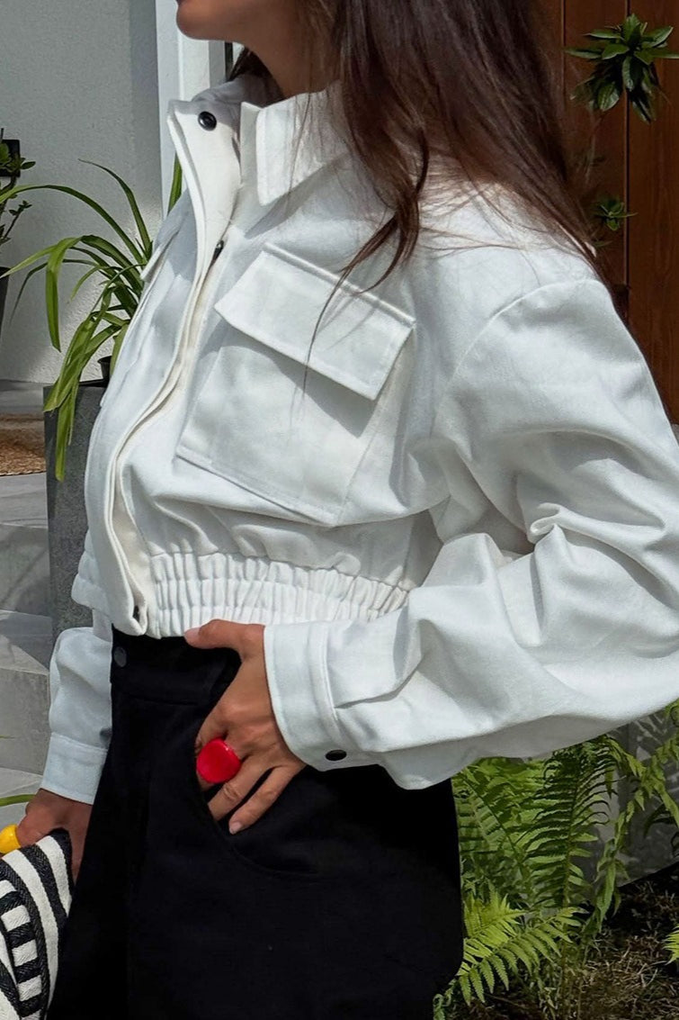 WW | Kragenkurze Jacke