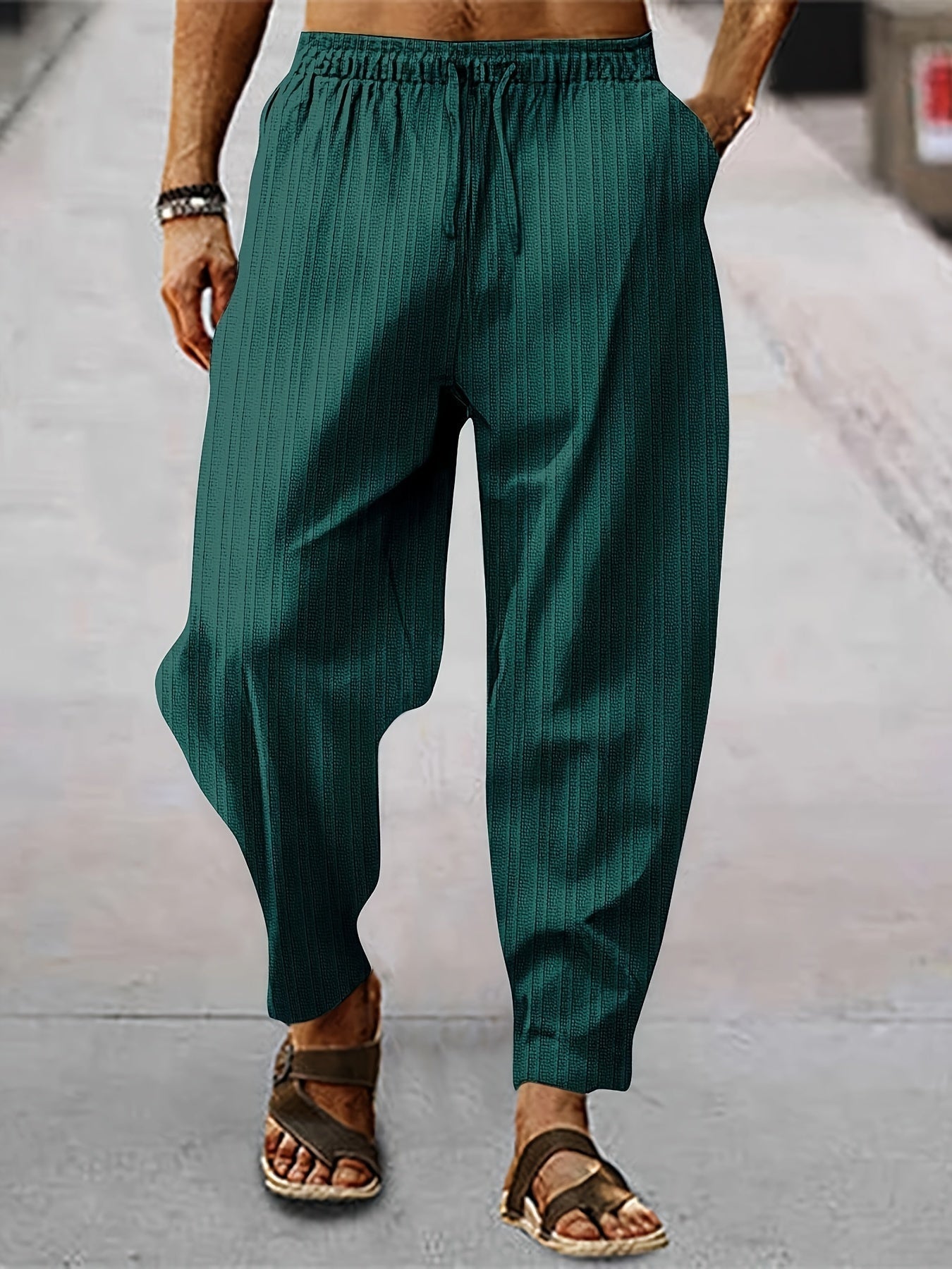 WW | Striped Men's Casual Summer Pants