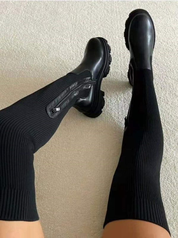 WW | Luxuriöse Overknee-Stiefel