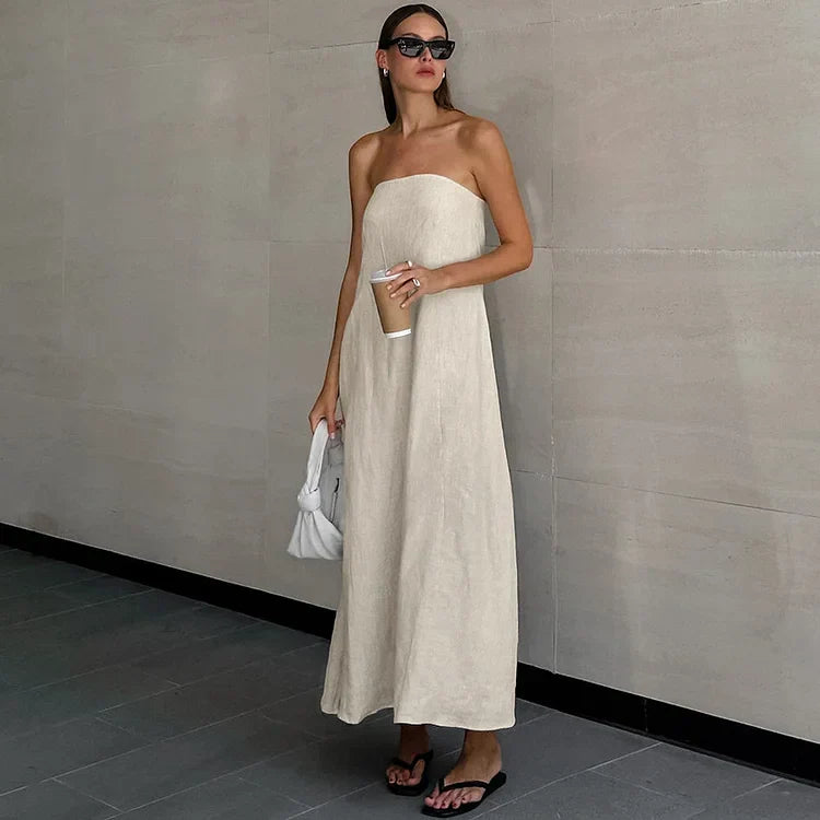 Eden - Stylish Off-the-Shoulder Tiered Dress
