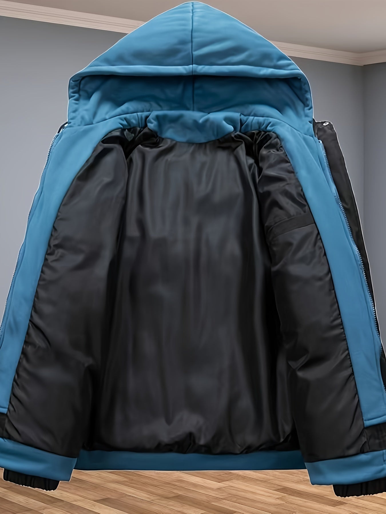 WW | Thick Mid-Length Zipper Winter Jacket for Men - Perfect for Outdoor Activities