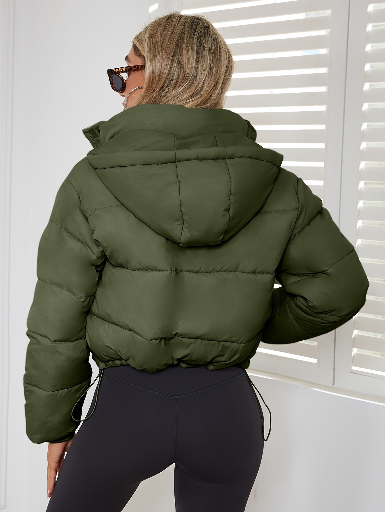 WW | Elegant Short Coat with Drawstring Lara