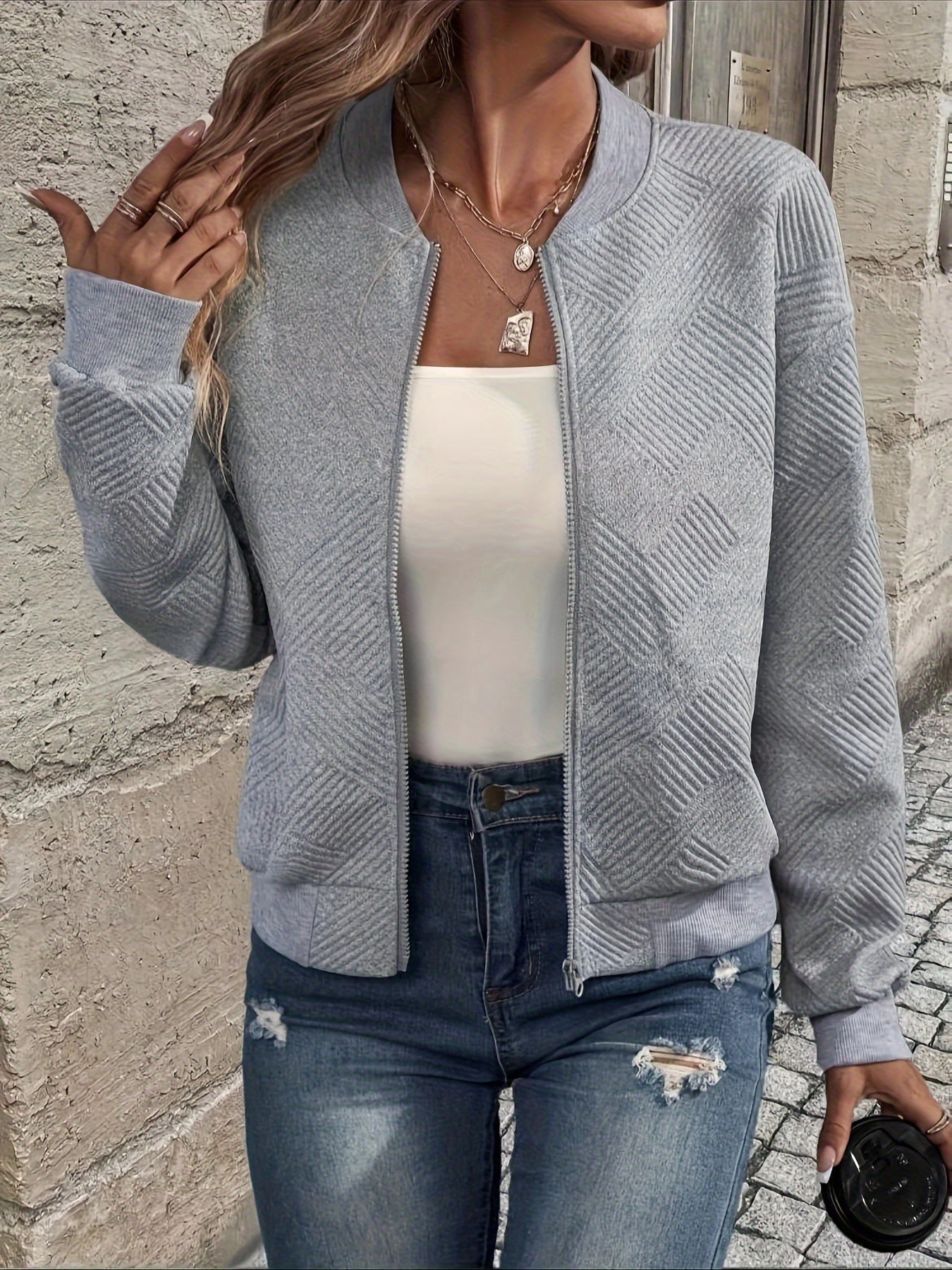 WW | Stylish Women's Zip-Up Jacket