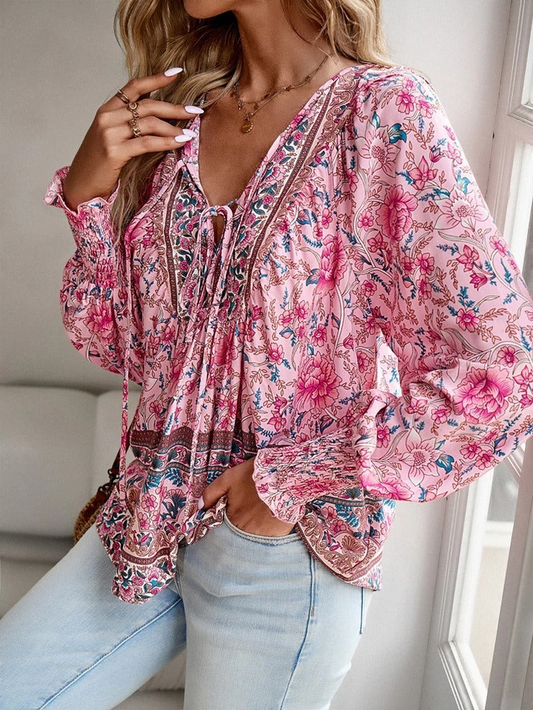 WW | Oberteil Blumen für Frauen Elegant