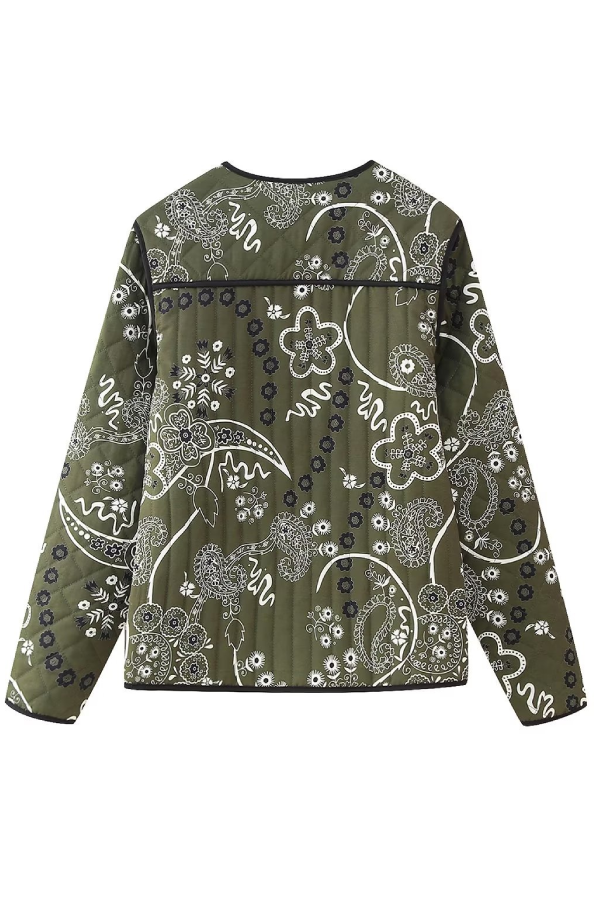 WW | Drucktaschen Lässige Rundhalsjacke