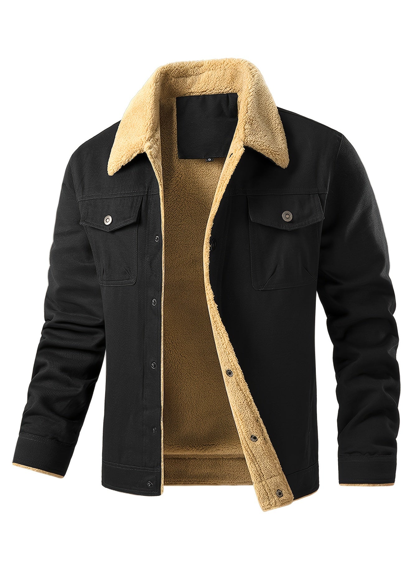 WW | Men's Hooded Winter Jacket - Ideal for Outdoor Winter Activities