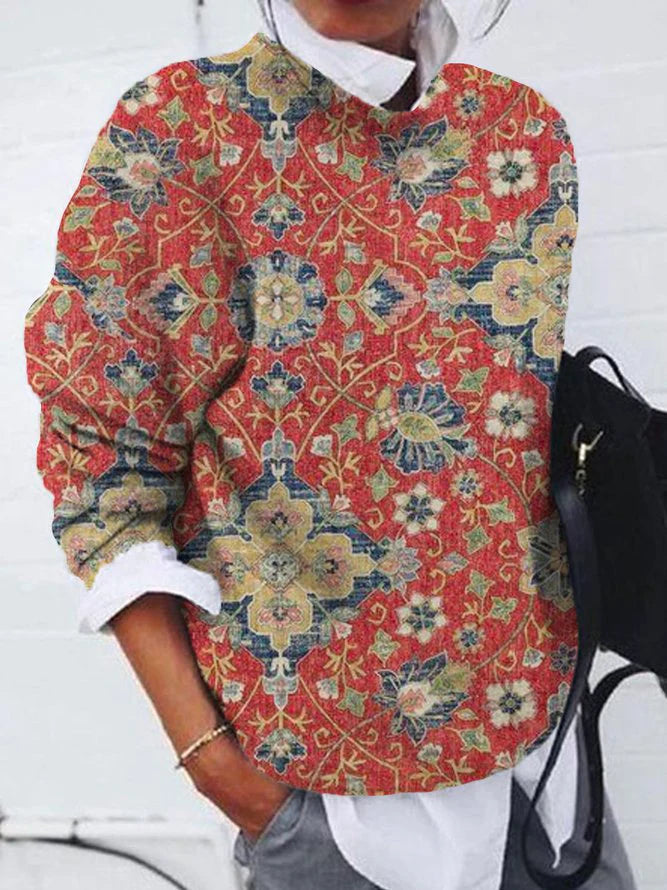 W&W - Eleganter Pullover mit Druck