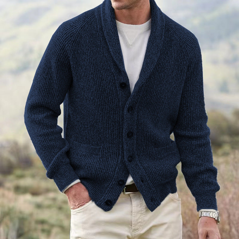 WW | Klassische Wollstrickjacke für Männer