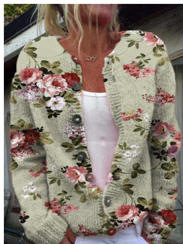 WW | 3D Digitally Printed Cardigan for Women