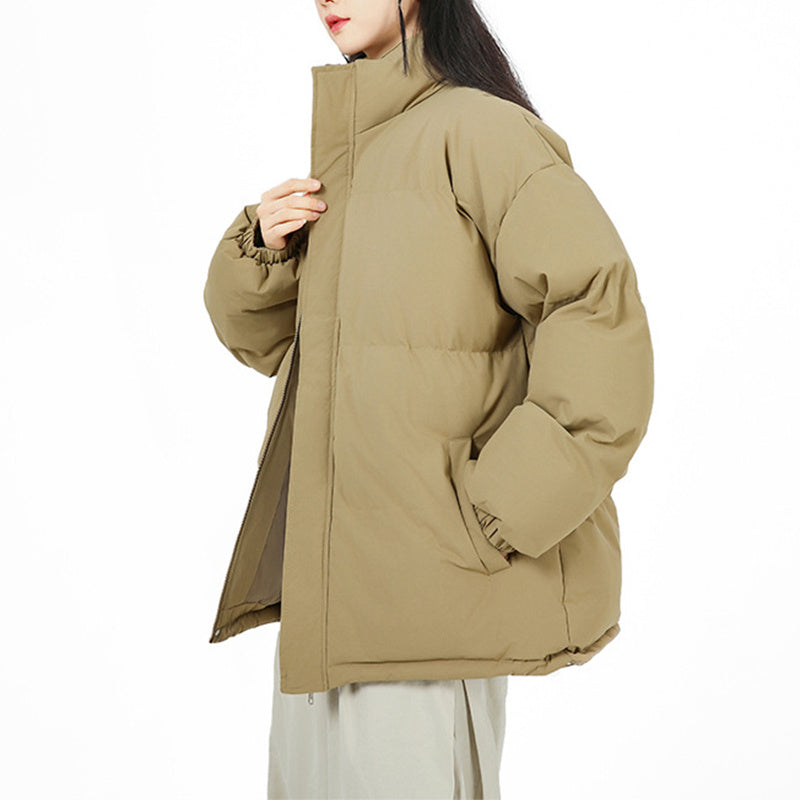 WW | Unisex Oversize Winter Jacket with Stand-Up Collar