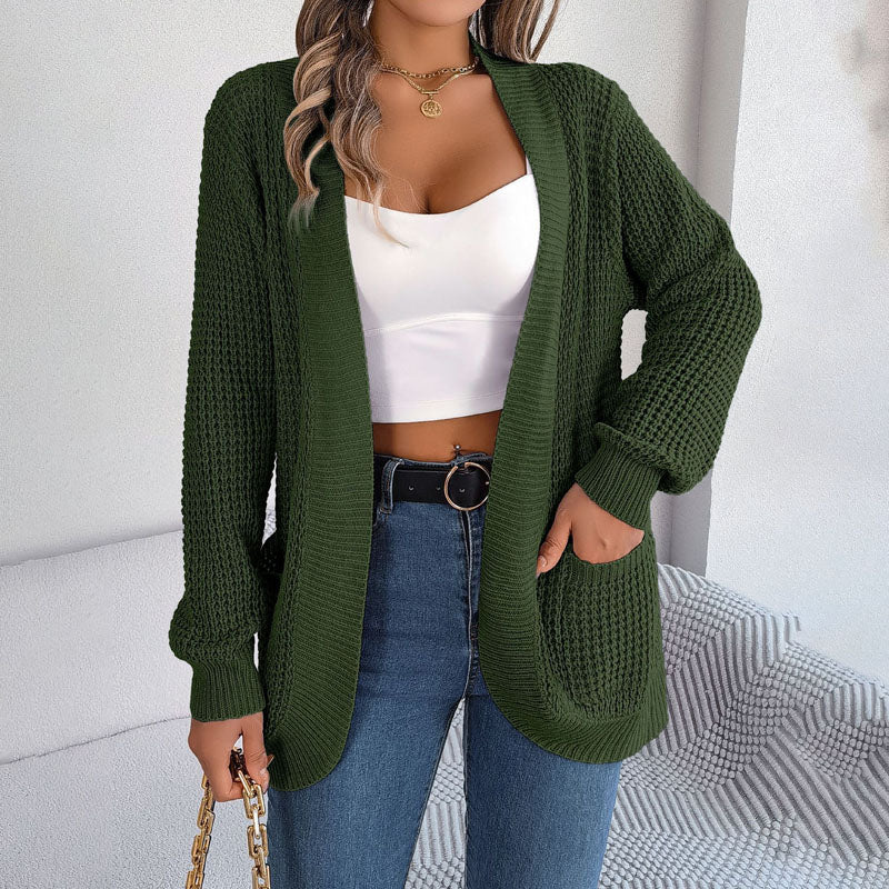WW | Fashionable knit cardigan with pattern