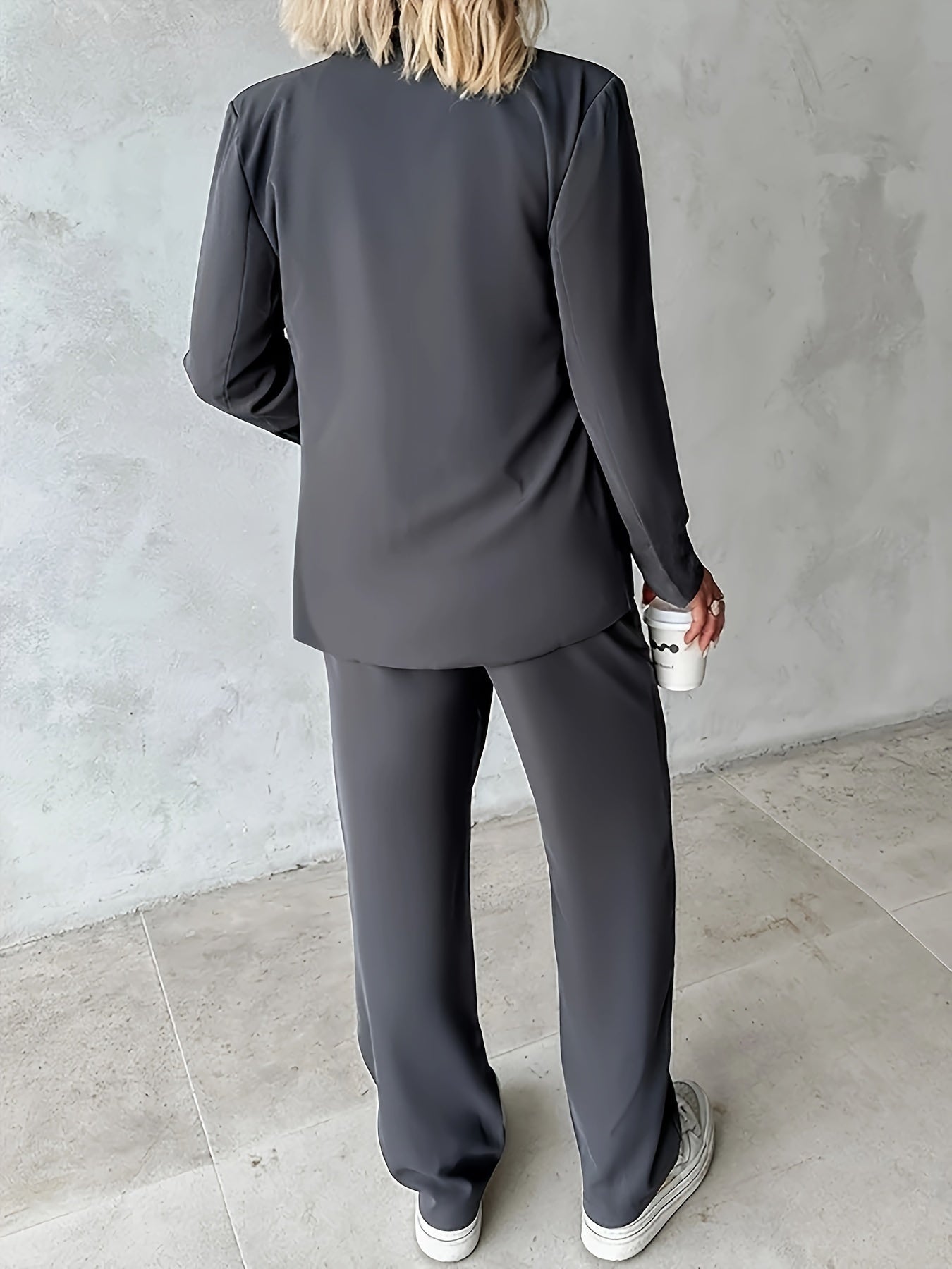 WW | Blazer With Belt And Pants Outfit Set For Women - Perfect for WW | Days