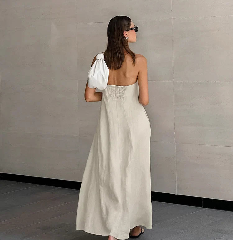 Eden - Stylish Off-the-Shoulder Tiered Dress