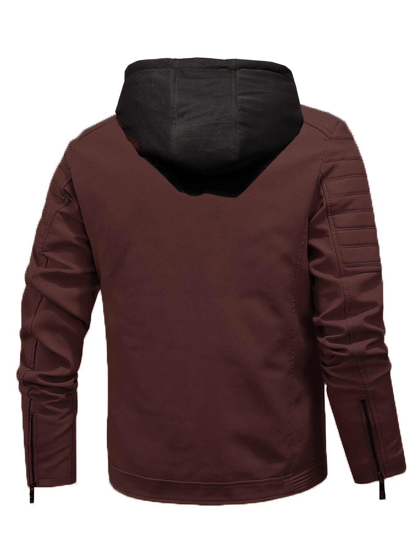 WW | Modische Winddichte Lederjacke