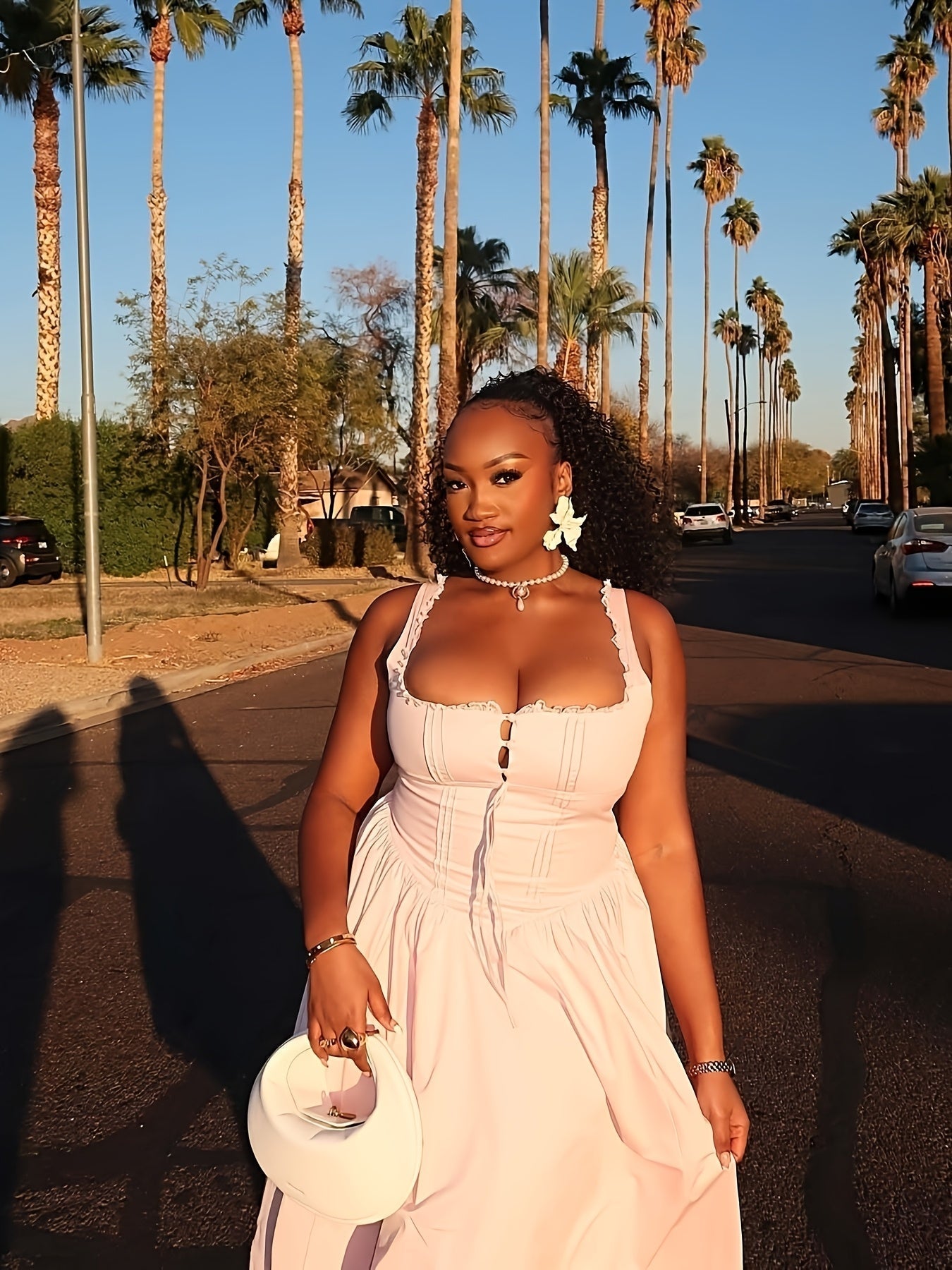 Celeste | Strapless Flared Dress
