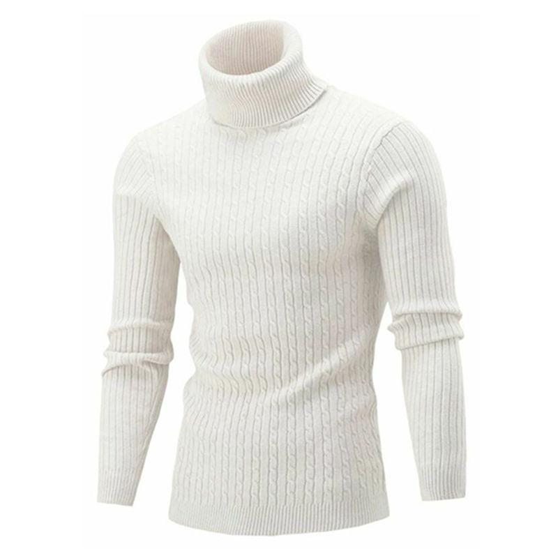 WW | Luxuriöser gestrickter Rollkragenpullover für Männer