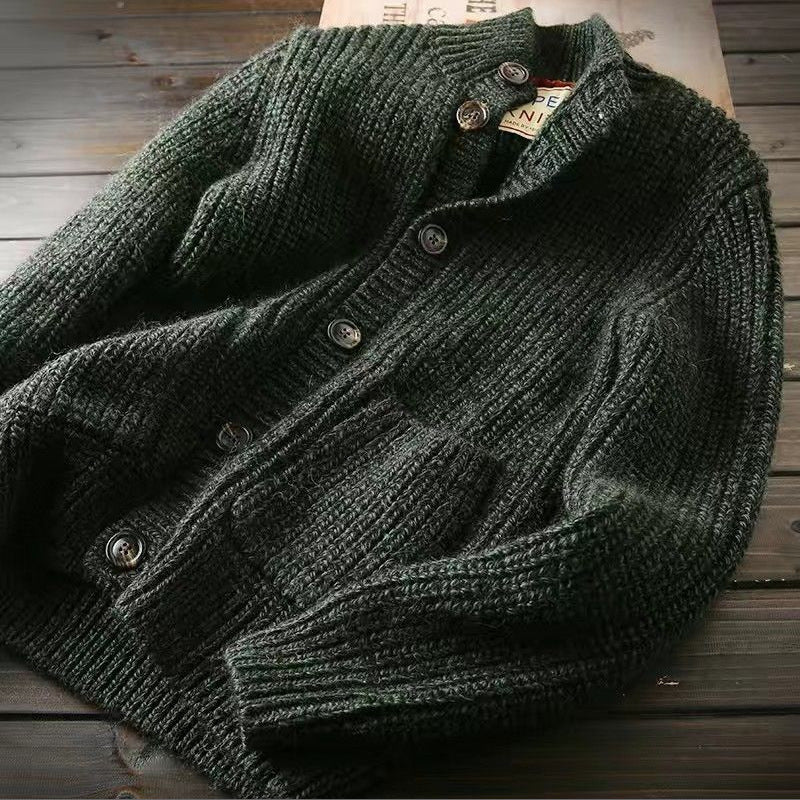 WW | Strickpullover mit Knopfverschluss für Herren