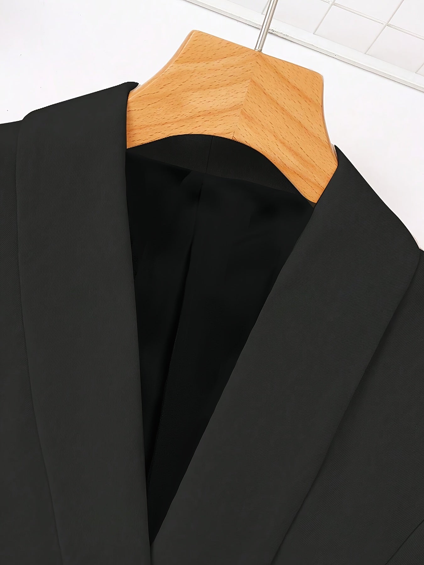 WW |  Einfarbiges Zweiteiliges Blazer Und Hosen Outfit Set Für Damen - Ideal für formelle Anlässe