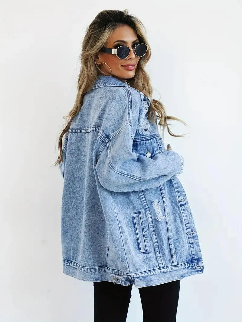 WW | Oversized Denim Jacket for Women