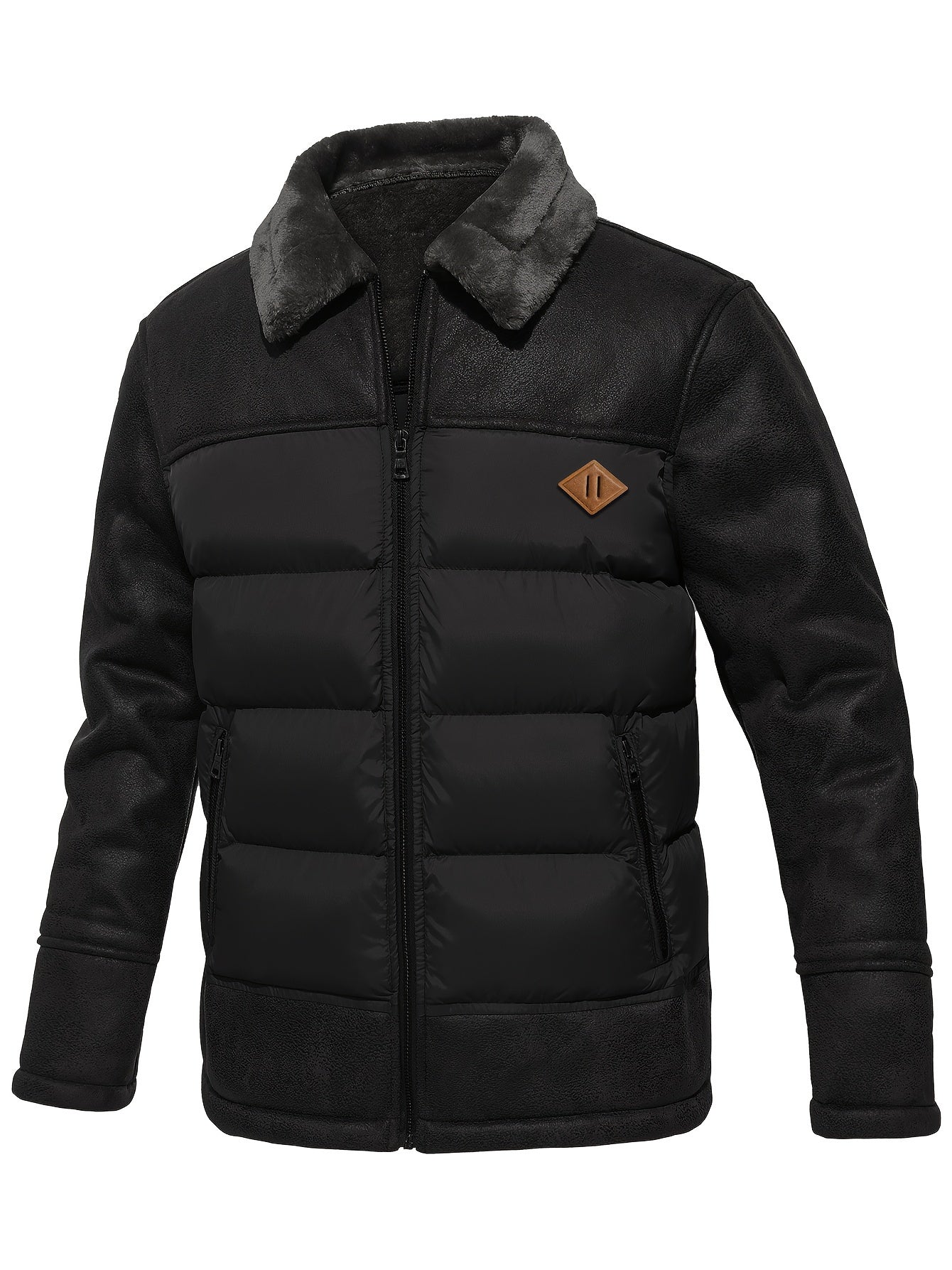 WW | Men's 2-in-1 Thick Hooded Thermal Winter Jacket - Perfect for Outdoor Activities