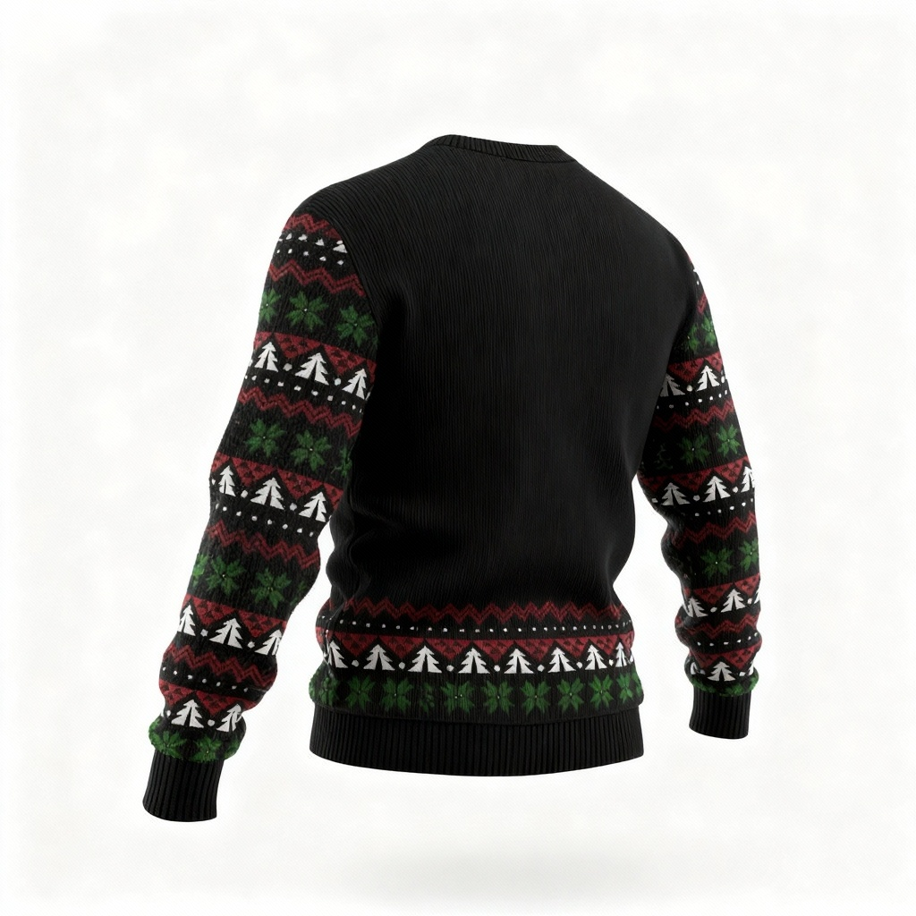 WW | Lustiger Tiermuster Druck - Klassisches Urlaubsmotiv Hässlicher Pullover