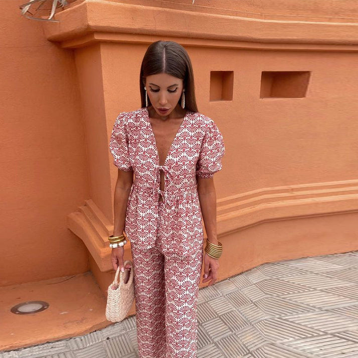 Modern two-piece women's set with a contemporary design