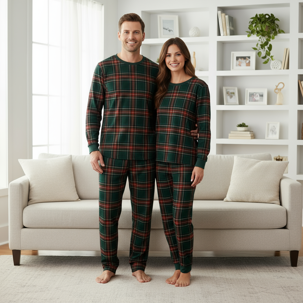 WW | Holiday Family Plaid Matching Pajama Set