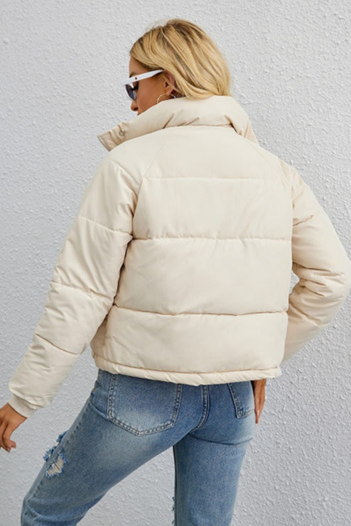 WW | Stand Collar Loose Puffer Jacket