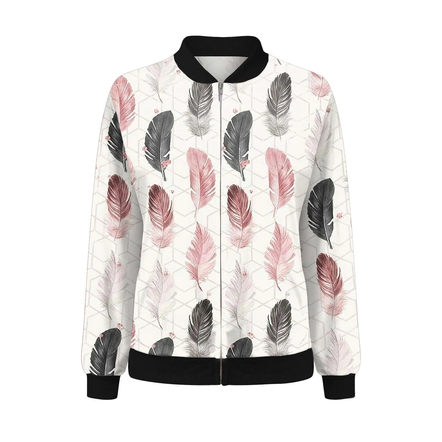 WW | Women's Summer Jacket with Fine Floral Pattern