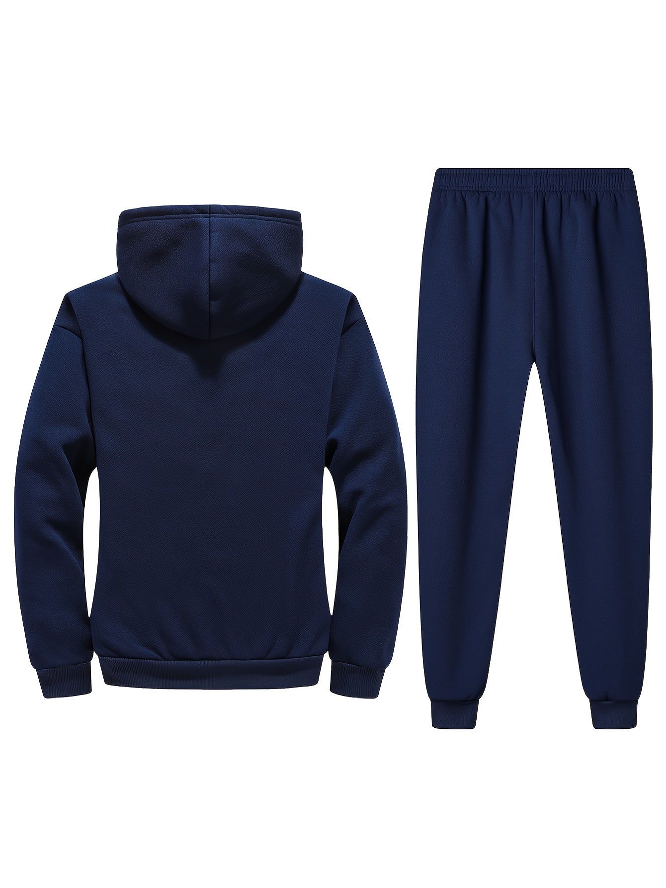 WW | Striped Tracksuit with Stand-Up Collar Zip Jacket and Sports Trousers for Men - Perfect for Casual Days