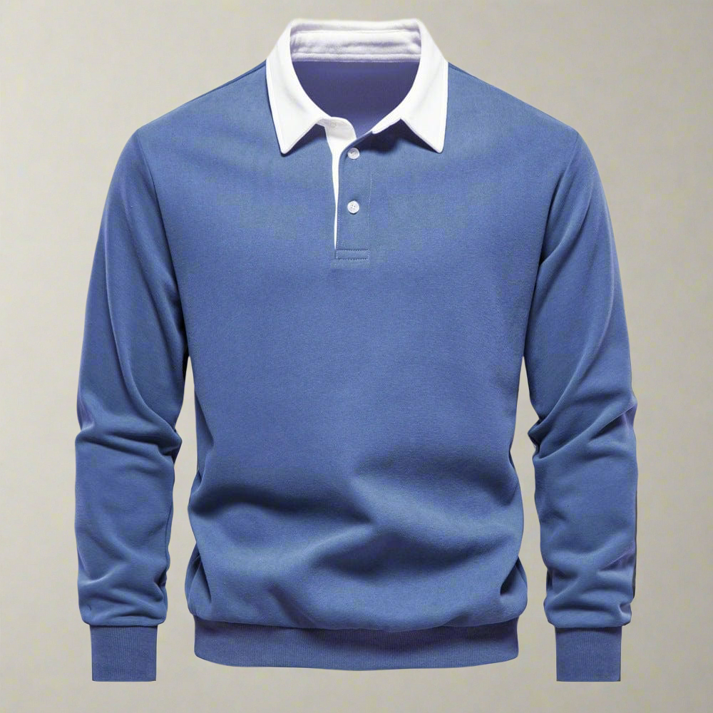 WW | Polo Sweater Classic Fit Soft Knit Ribbed Cuffs