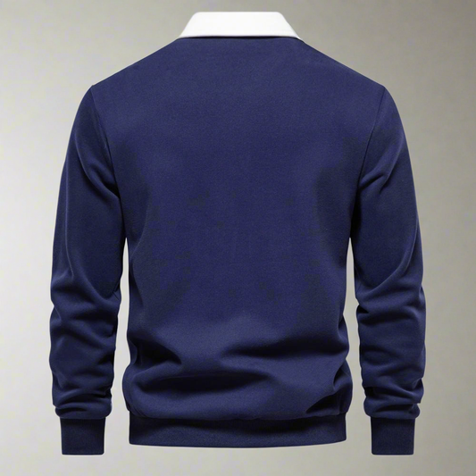 WW | Polo Sweater Classic Fit Soft Knit Ribbed Cuffs