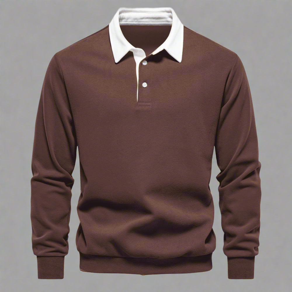 WW | Polo Sweater Classic Fit Soft Knit Ribbed Cuffs