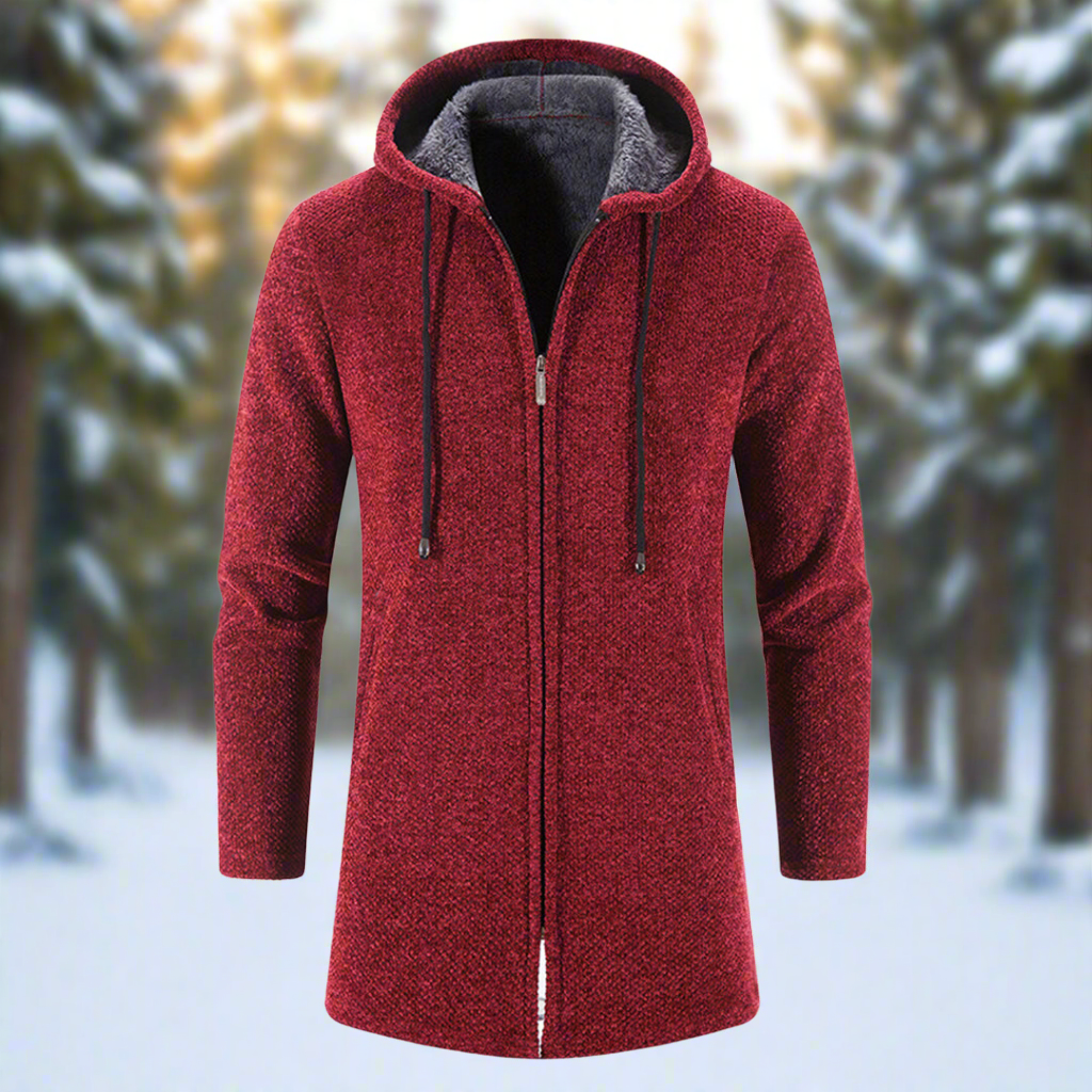 WW | Jacke - mittellang - Reißverschluss mit Kapuze - warm und bequem