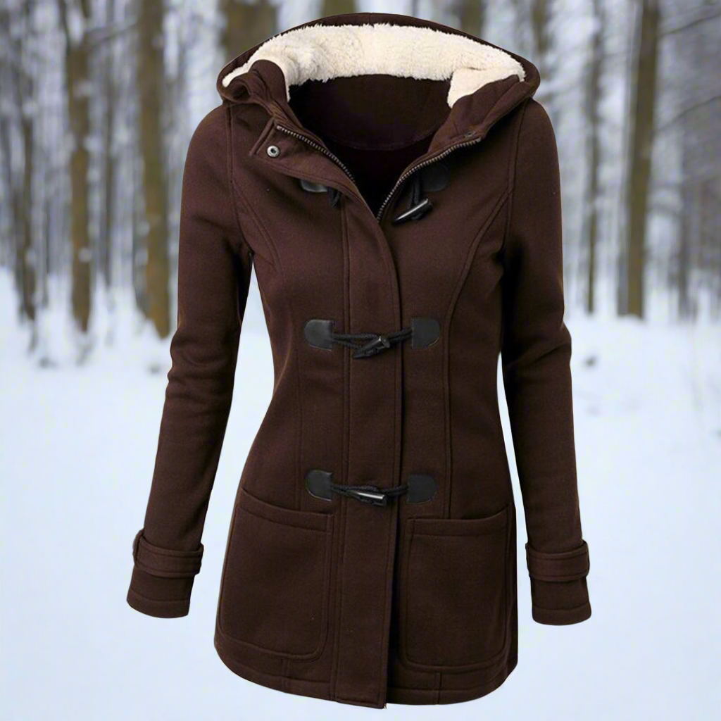 WW | Duffle Coat - Wollmischung - Kapuze mit Fleece-Futter - Toggle-Buttons - Taschen