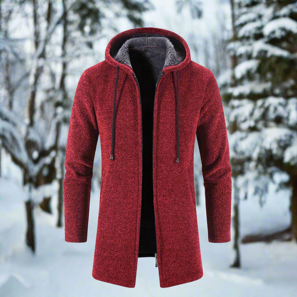 WW | Jacke - mittellang - Reißverschluss mit Kapuze - warm und bequem